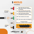 Foam Cannon Nozzle Set for Foam Makers (1.1/1.15/1.25mm)