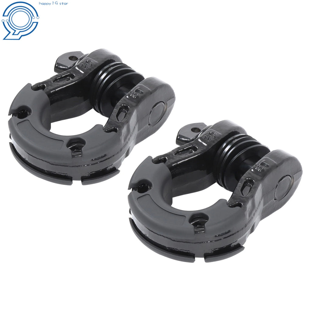 2-Piece Heavy Duty D-Shackle Kit for Off-Road Vehicles