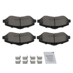 Set of 4 Front Ceramic Brake Pads for Dodge Grand Caravan (2008-2016)