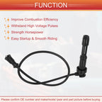 3X Spark Plug Wire Ignition Coil Cable No. 2746039800 for Kia Sorento (2003–2006)