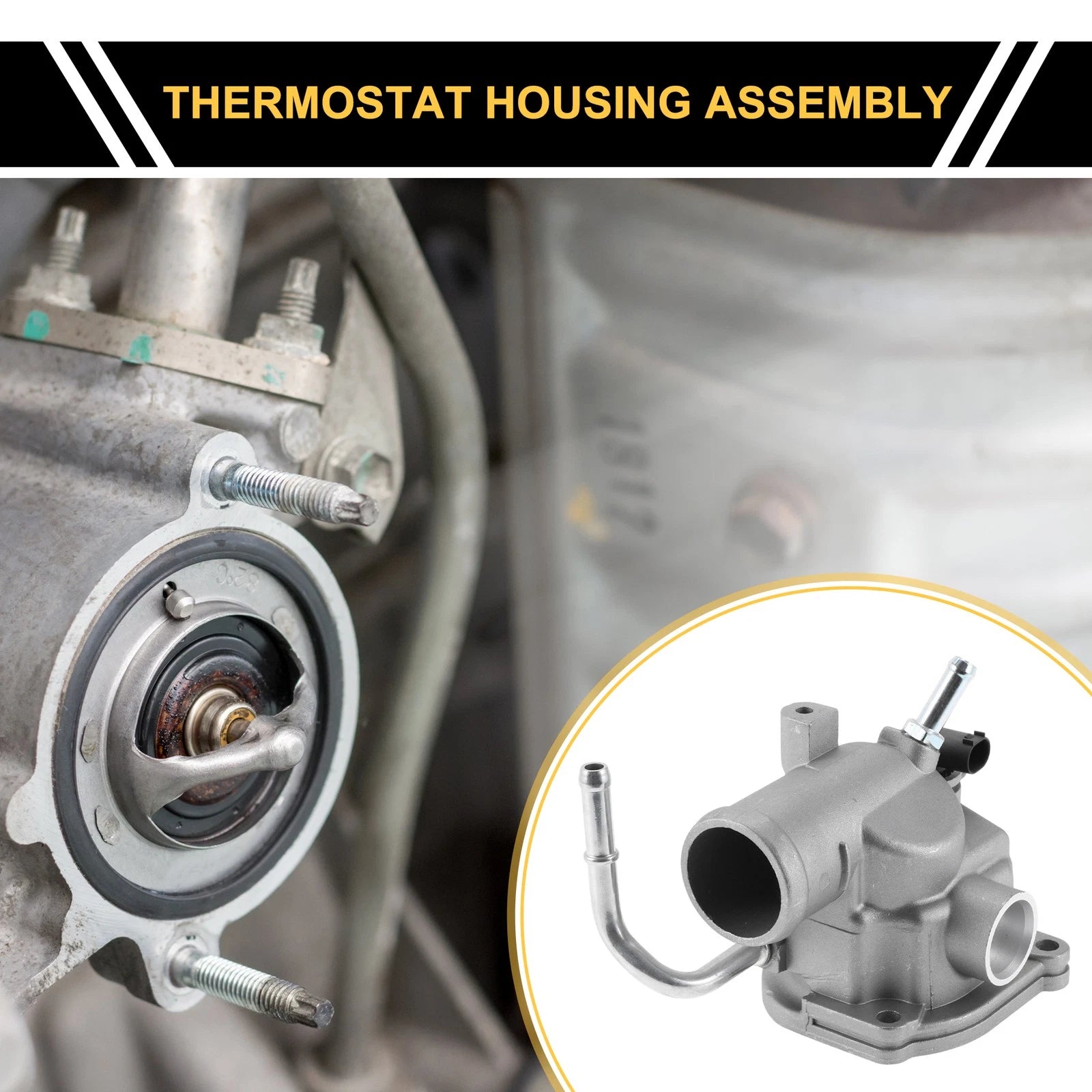 Engine Coolant Thermostat Housing Assembly for Mercedes-Benz G-Class (W461)