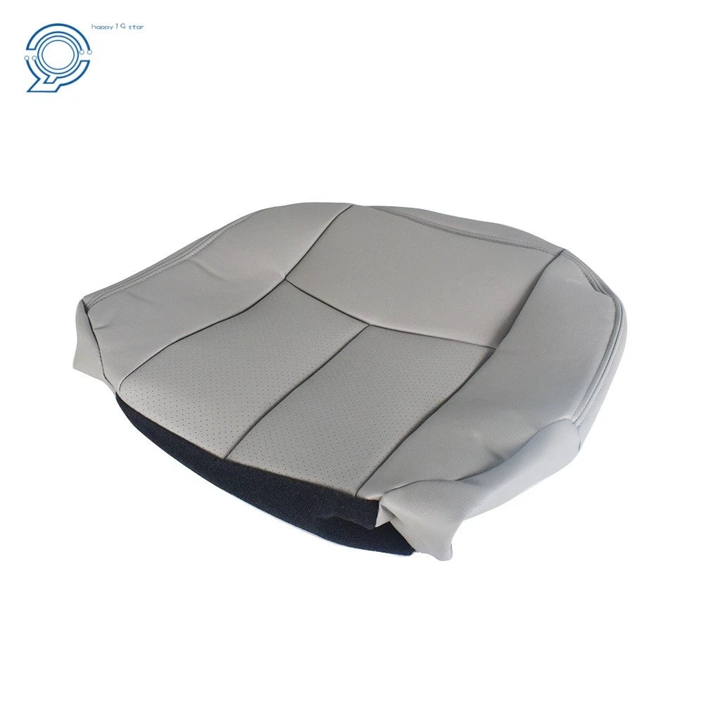 Front Left Driver Bottom Seat Cover for Chevrolet Tahoe Suburban (2003-2006) Gray