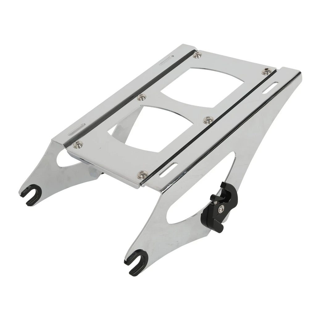 Trunk Backrest Mount Rack for Harley Touring Glide (2014–2026) Electric Blue