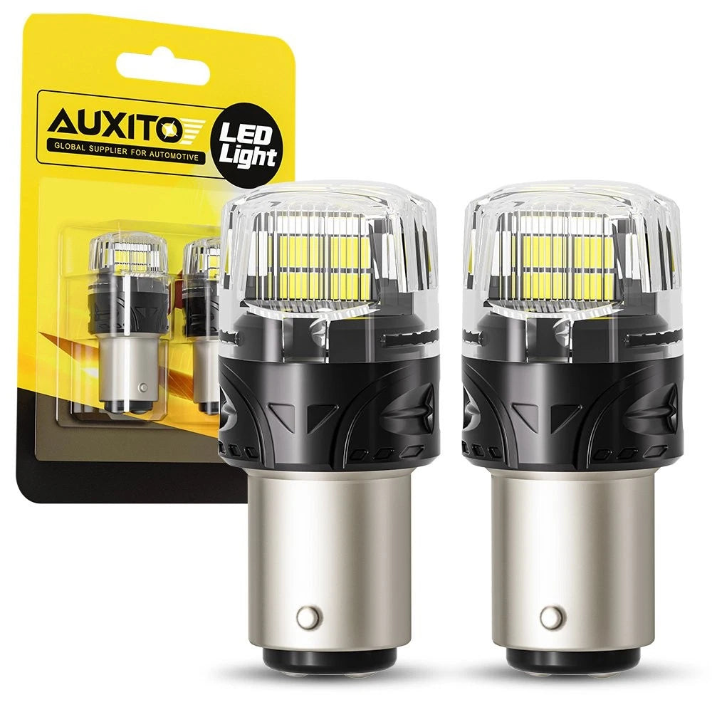 2X AUXITO 1157 2357 LED Backup Reverse Light Bulbs 6500K for Cars (2010–2023)