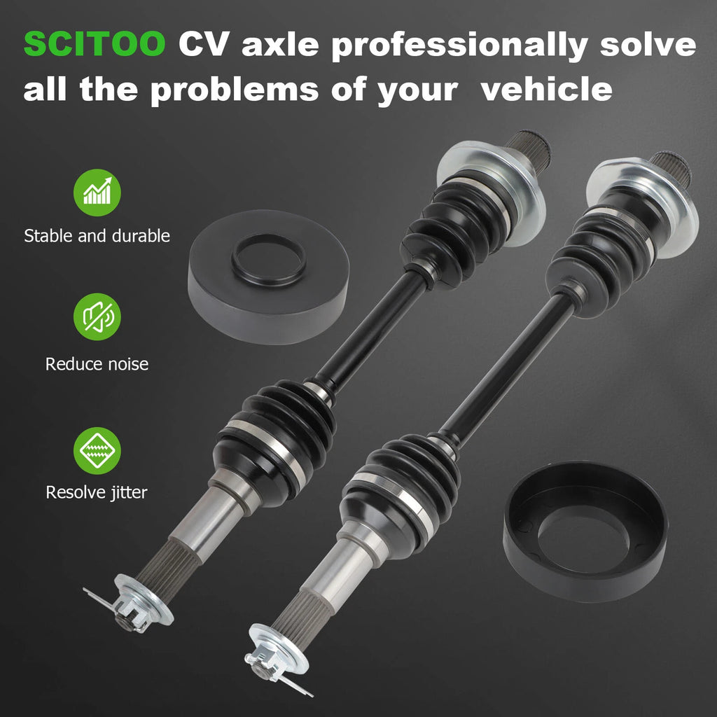 Pair of CV Axles for Yamaha Grizzly 660 (2002–2008)