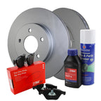Front Brake Kit with 303mm Disc Rotors & TRW Pro Ceramic Pads for Escape Tribute Mariner (2001–2012)