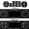 AC Dash Button Repair Kit Decal Stickers for Chevrolet Tahoe