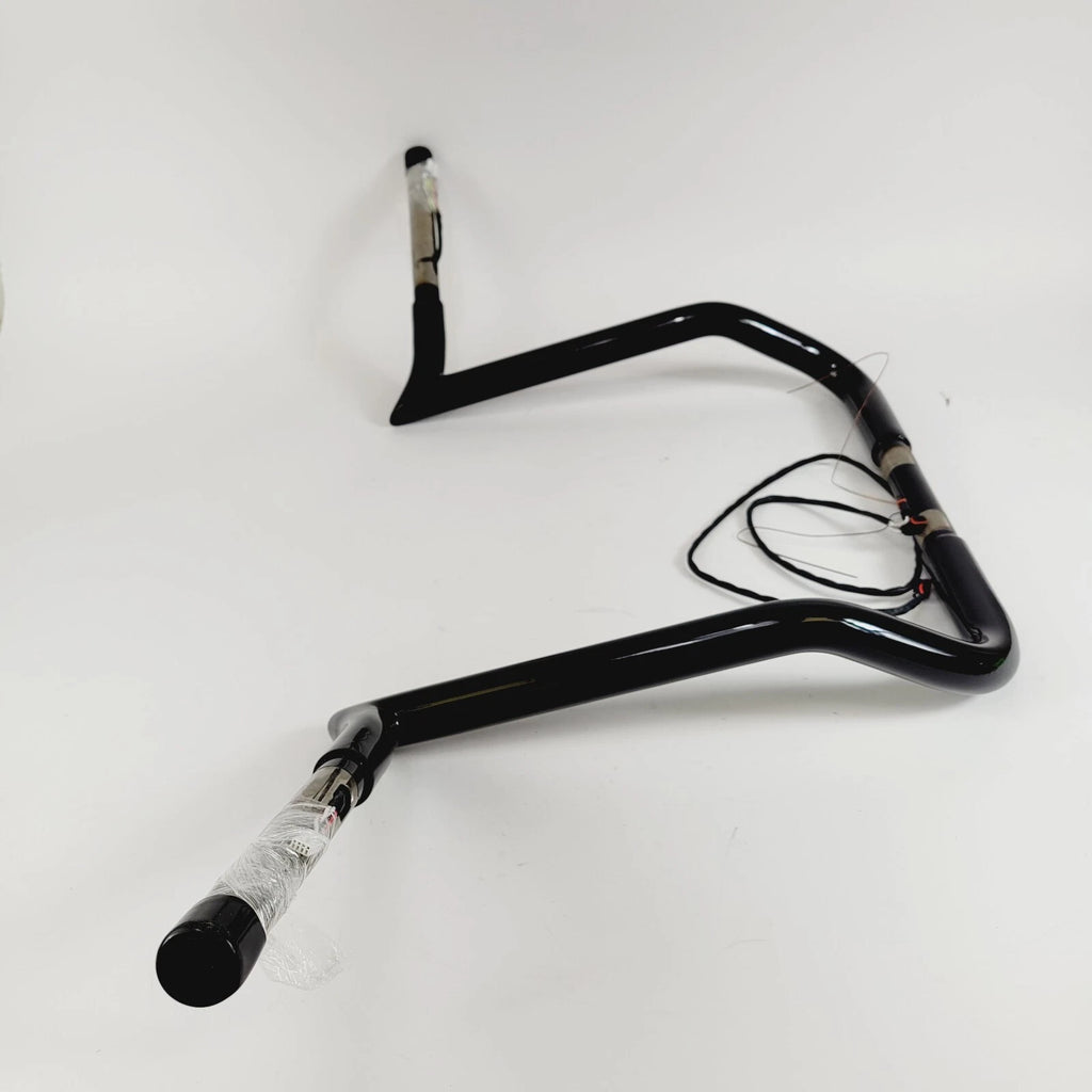 14" Black Wired Monkey Handlebars for Harley Batwing (2014–2023)