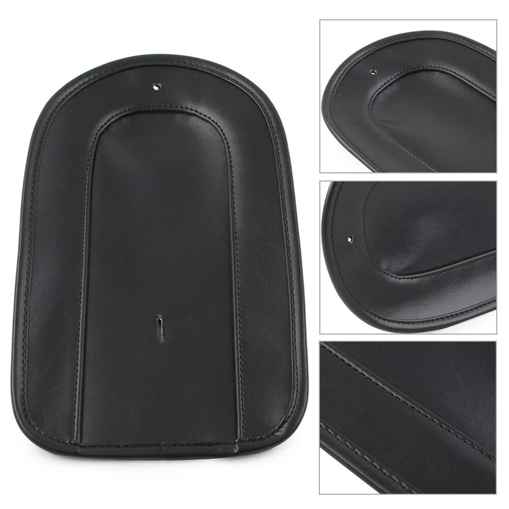 Black Rear Fender Bib Solo Seat for Harley Fatboy Softail Deluxe (2006-2010)