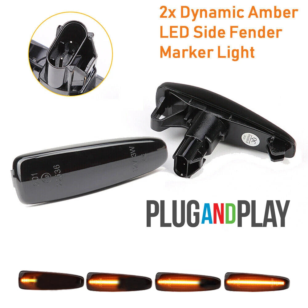 Sequential LED Side Marker Turn Signal Light for Lancer Evo X