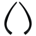 Front Bumper Fog Light Cover Trim for Mercedes Benz C-Class W205 (2015–2018) Black