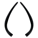 Front Bumper Fog Light Cover Trim for Mercedes Benz C-Class W205 (2015–2018) Black
