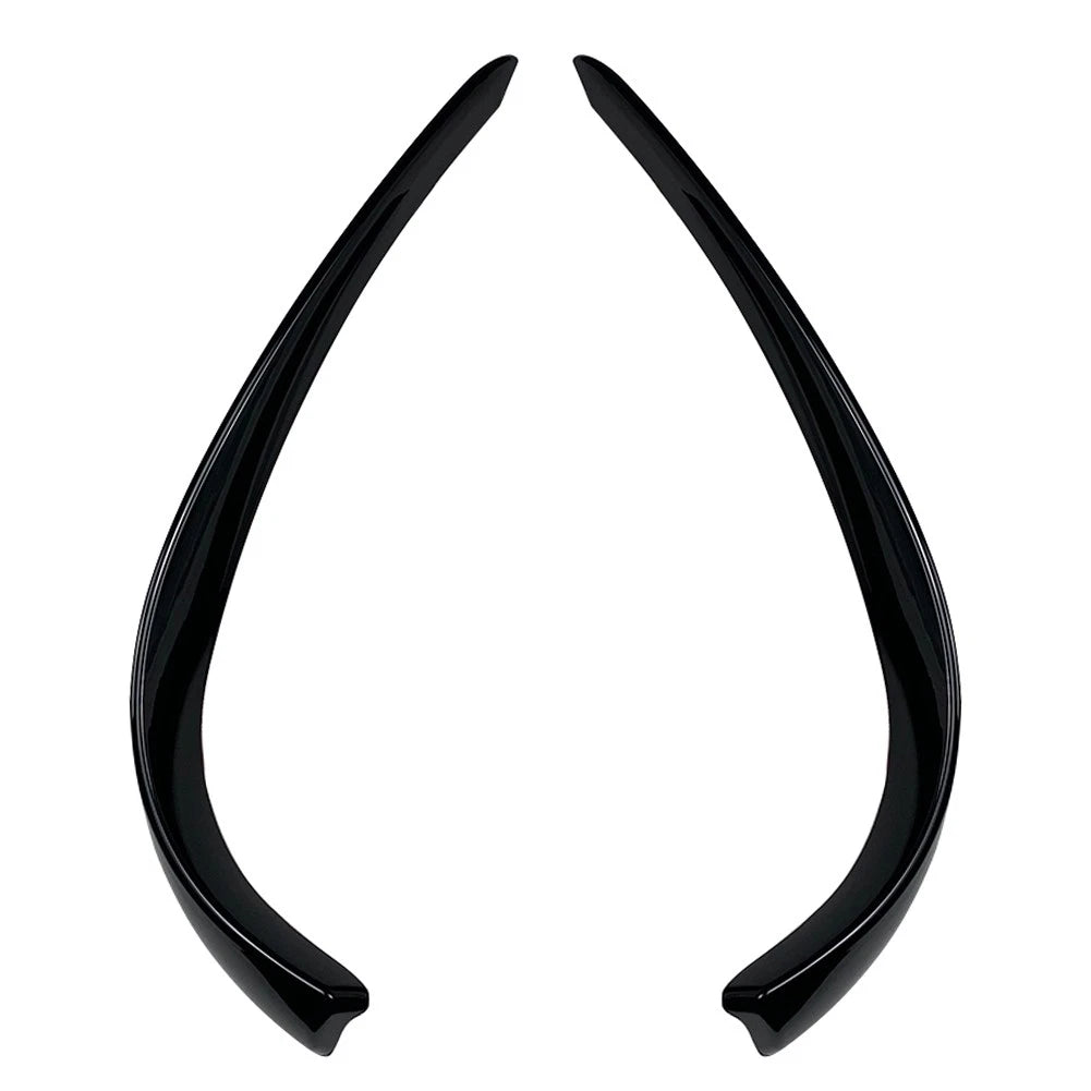 Front Bumper Fog Light Cover Trim for Mercedes Benz C-Class W205 (2015–2018) Black