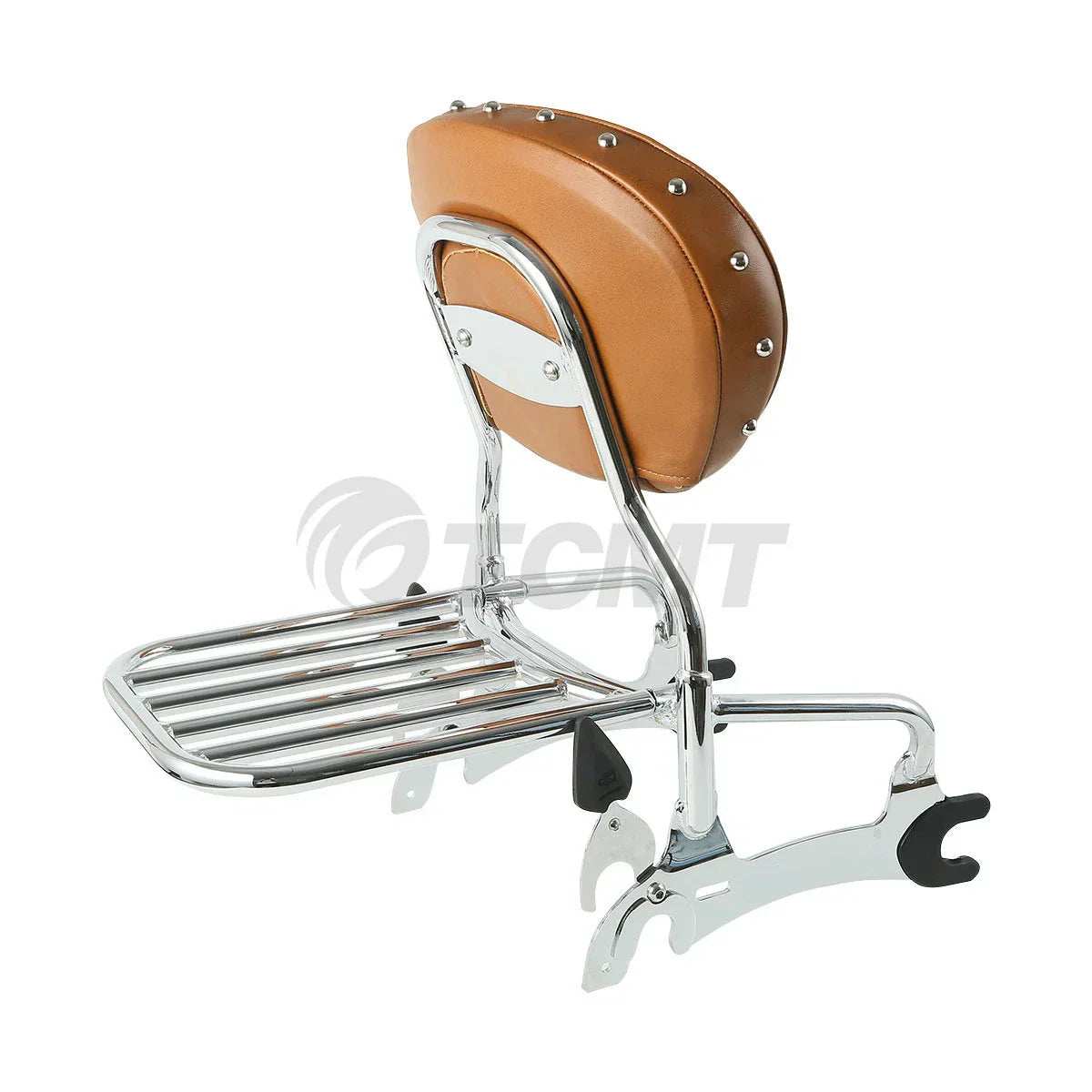 Sissy Bar Backrest Rack & Mounting Spools for Indian Chief Vintage