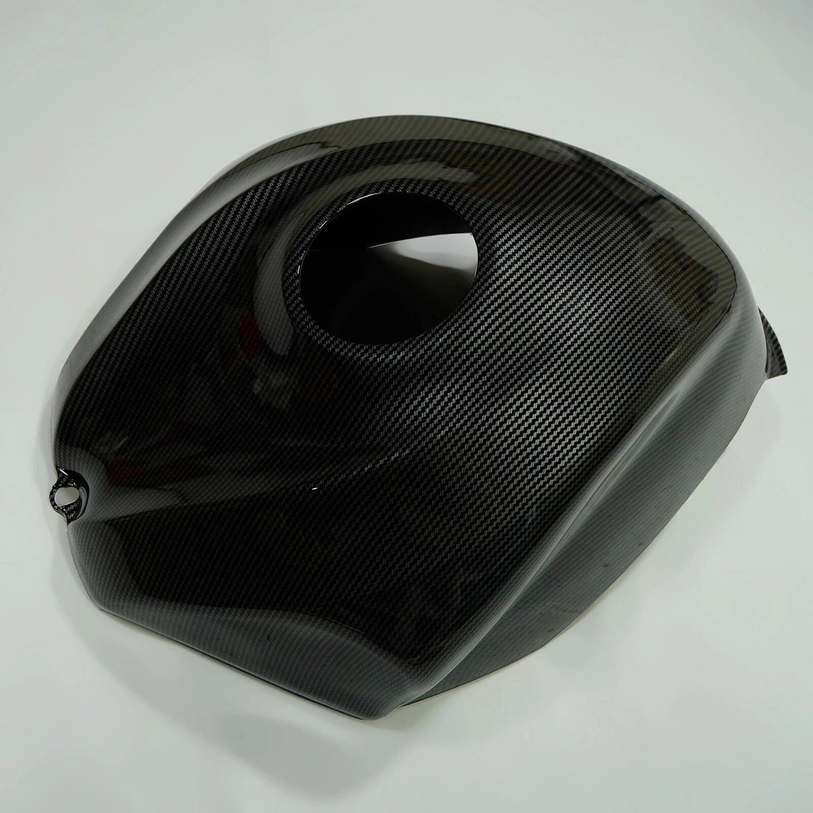 Black Carbon Fiber Fuel Gas Tank Cover for Suzuki GSXR 600/750 (2006–2007)