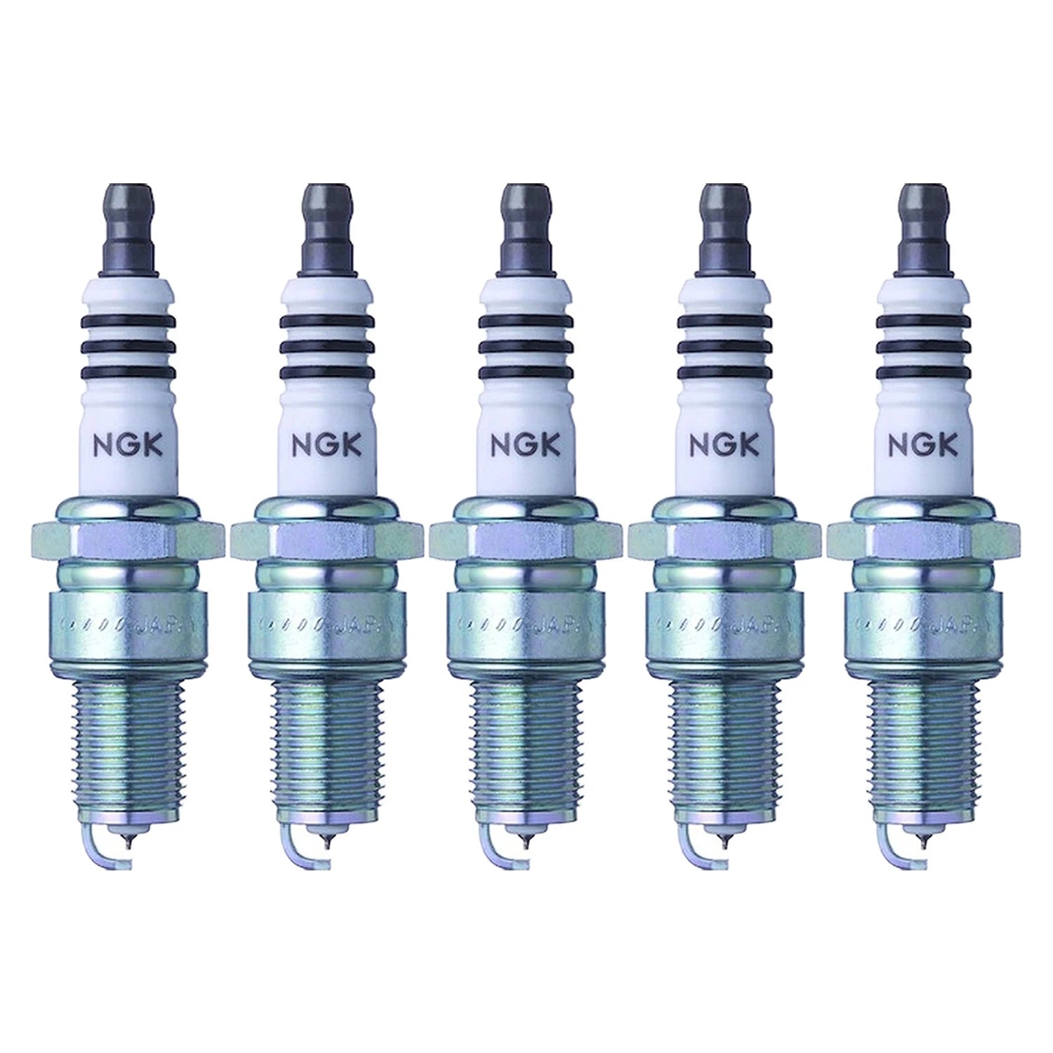 Set of 5 NGK Iridium IX Spark Plugs 4055 for Audi Quattro 5000 (1980–1987)