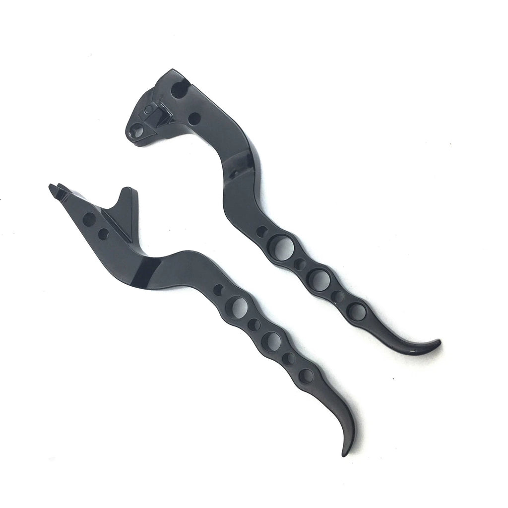 Black Aluminum Hand Brake Clutch Levers for Suzuki GSXR600 GSXR750 GSXR1000 (2006–2020)