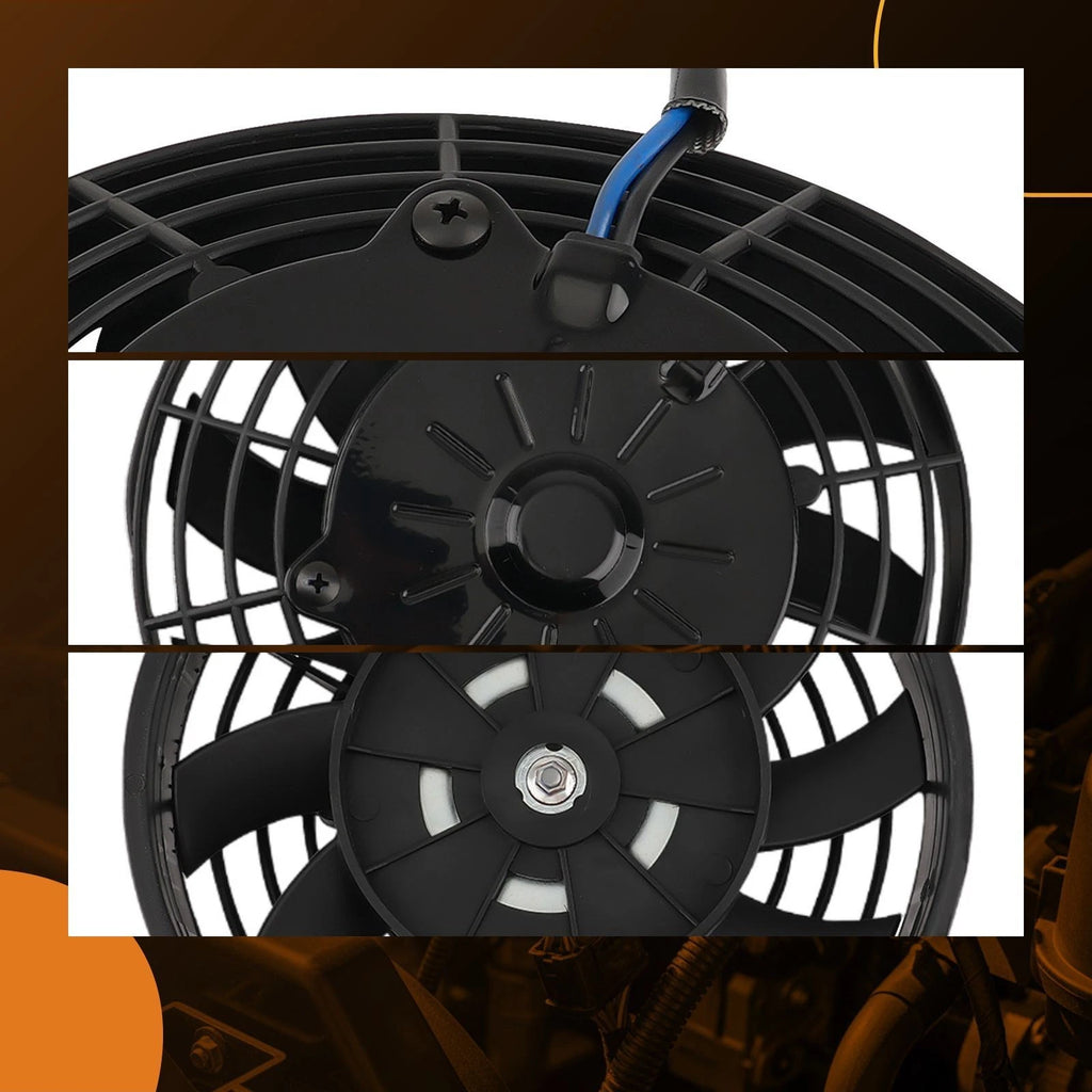 7" Cooling System Fan Assembly for Universal Vehicle Application (12V)