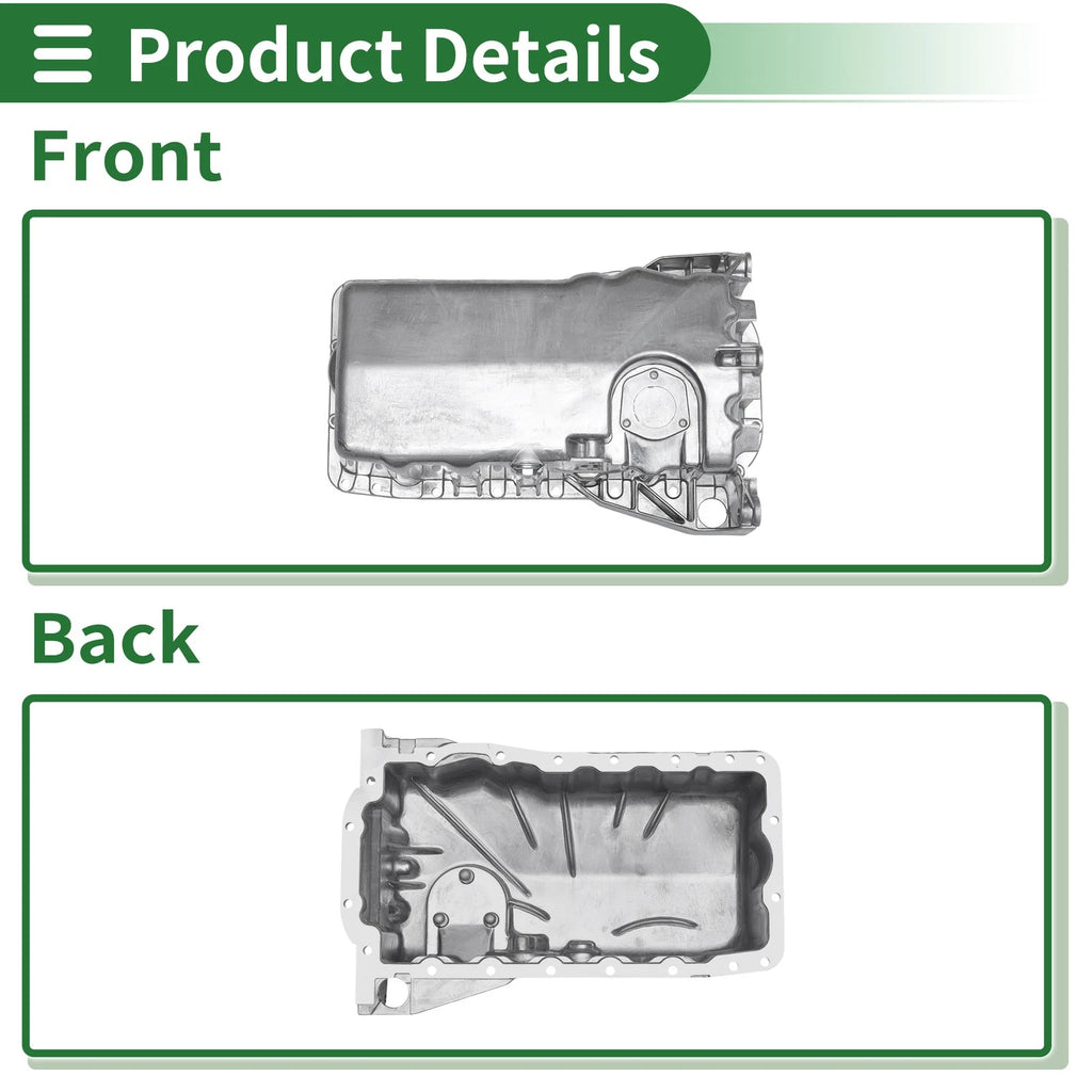 1 Pc Engine Oil Pan for Volkswagen Jetta (No.038103601MA)