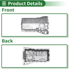 1 Pc Engine Oil Pan for Volkswagen Jetta (No.038103601MA)