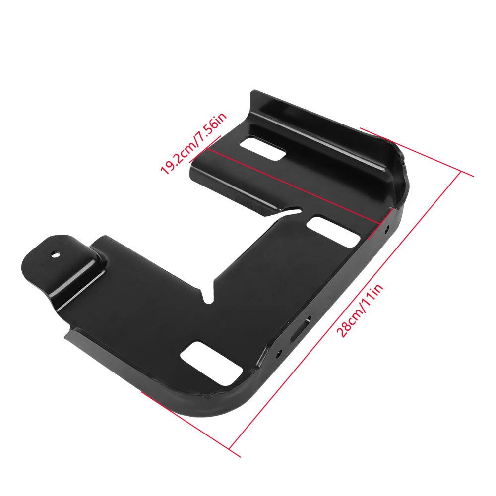Front Frame-Mount Bumper for Ford F-150 (2015-2020) Black Driver Side