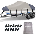 Waterproof Boat Cover for V-Hull Runabouts (20'–22')