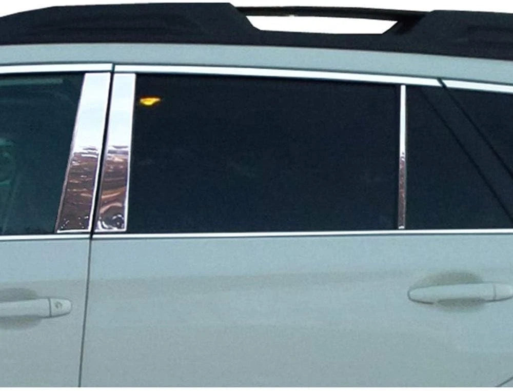 6pc. Luxury FX Stainless Steel Pillar Post Trim for 2010-2014 Subaru Outback