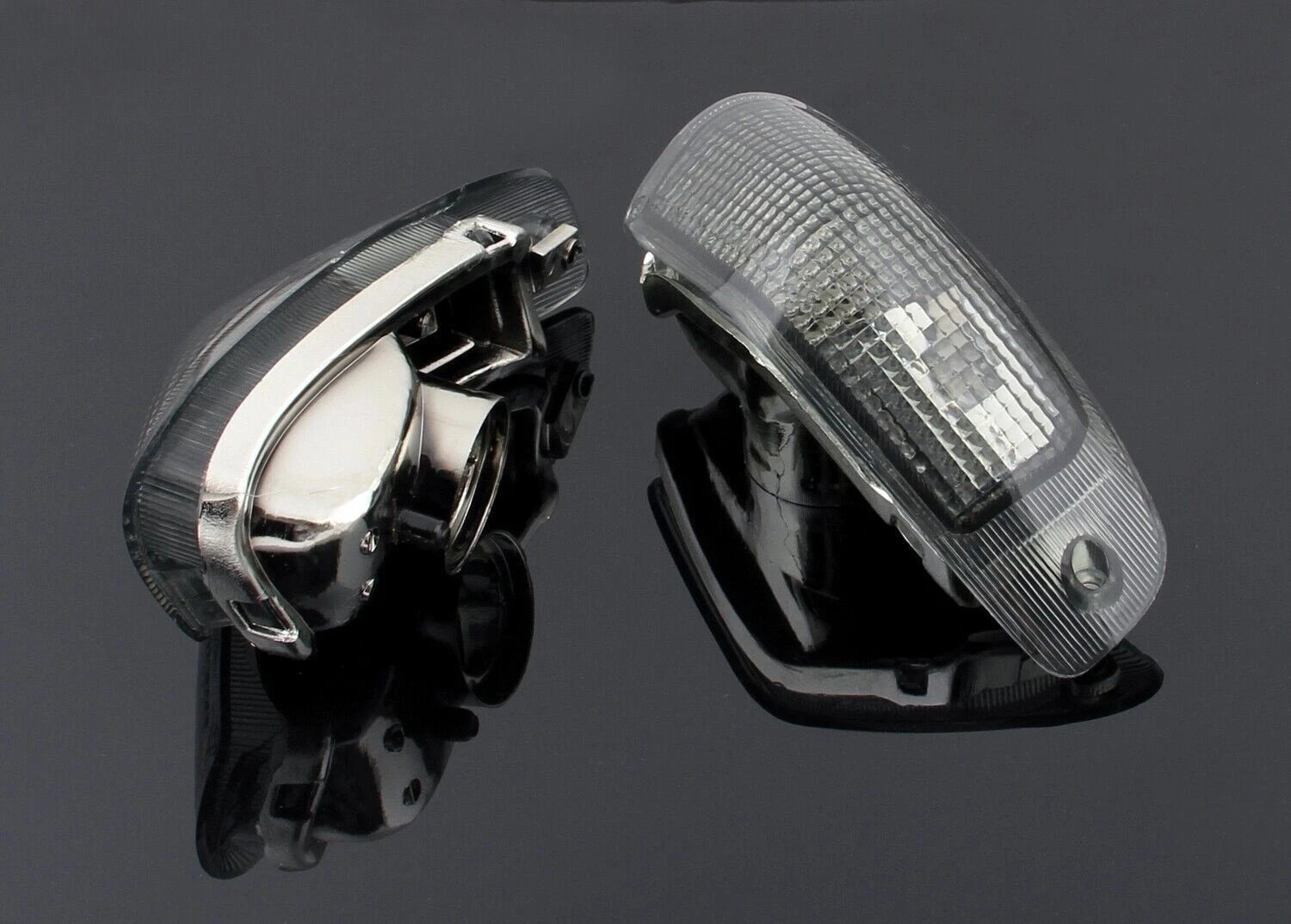 Front Turn Signal Lens for Kawasaki ZZR600 ZX600E (1994–2004) Smoke EY