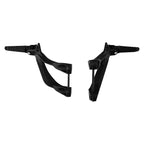 Passenger Footpegs Footrests for Kawasaki Ninja ZX6R (2005–2008) Sand Black