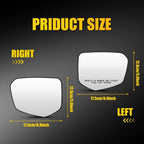 Heated Side View Mirror Glass for Honda Civic (2016–2021)