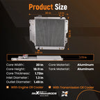 Aluminum 3 Row Radiator for Jeep Wrangler (2006)