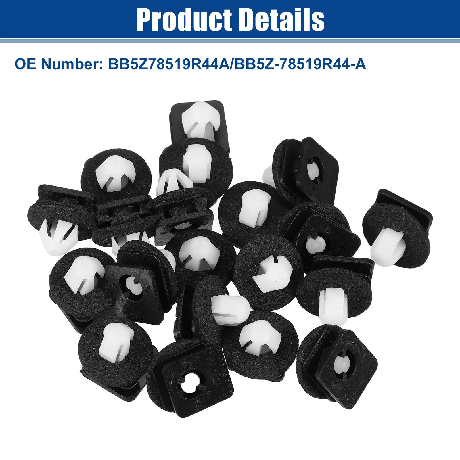 20pcs A Pillar Trim Hardware Windshield Clips for Ford Explorer (2011–2021) No.BB5Z78519R44A