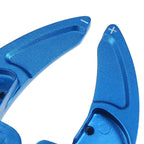 Blue Steering Paddle Shifter & AC Volume Knob Cover Ring Trim for Dodge Charger