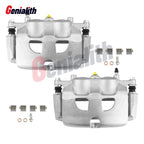 Set of 2 Front Left + Right Brake Calipers w/Bracket for Ford F-150 (2012–2020)