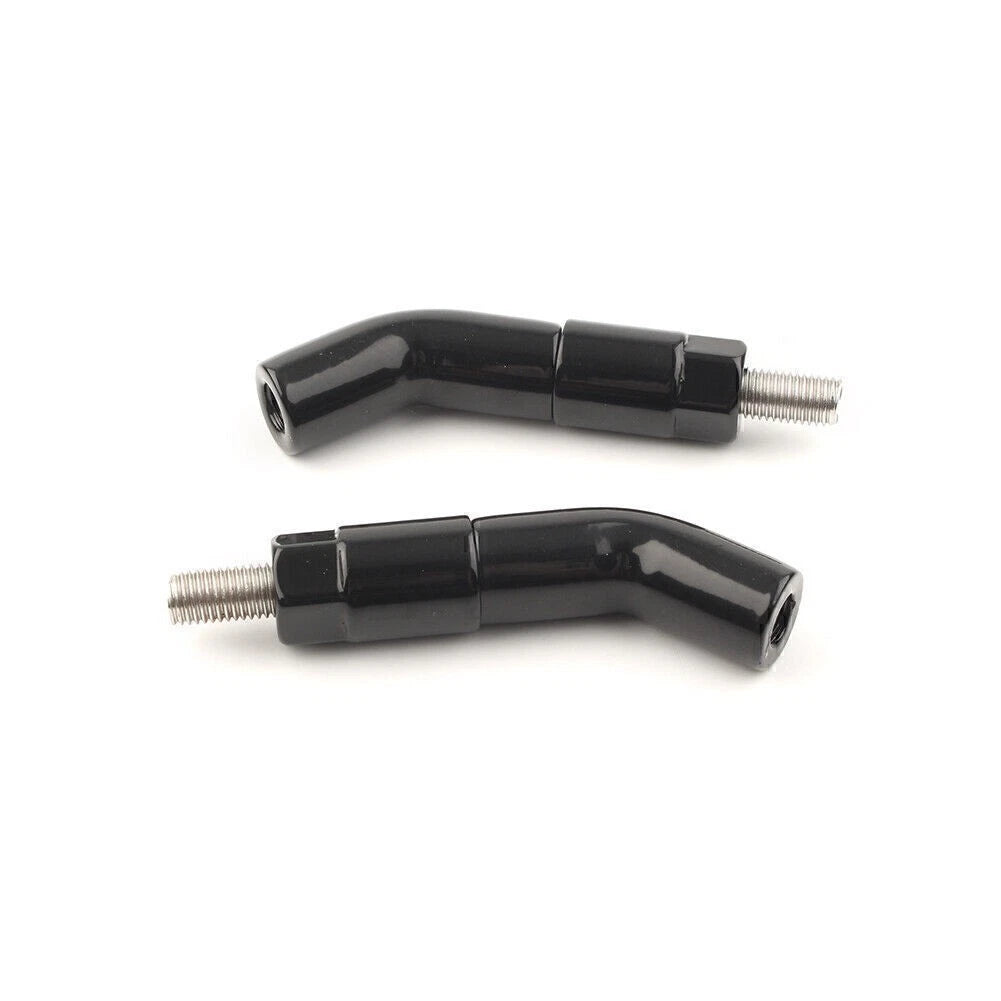 Mirror Stem Extenders for Harley Davidson Iron 1200 XL1200NS (2018–2019) Black