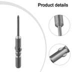 Tough Magnetic Screwdriver Bit Set of 3 PH0 PH1 PH2 6mm Round Shank