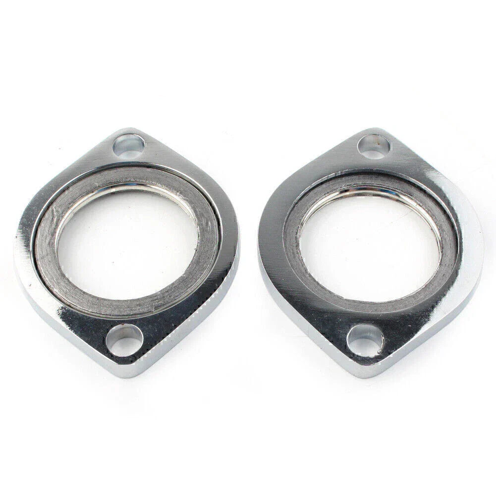 Exhaust Flange Kit with Gasket for Dyna Road Glide Electra Glide
