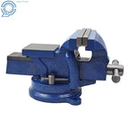 5" Heavy Duty Steel Bench Vise with Anvil for Workbench (Fits Most Models)