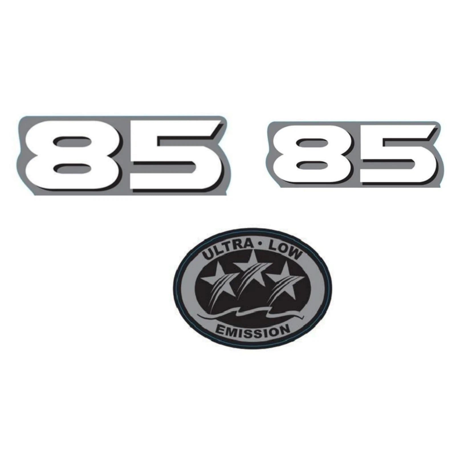 Horsepower Label Decal Sticker for Yamaha Outboard Engine Cover (1985)