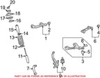 Front Left Steering Knuckle for Saab (18060689)
