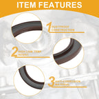 1Pc Crankshaft Oil Seal for Hyundai Elantra (2011–2020) No. 21443-2E110/21443-2E100