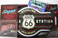Route 66 LED Neon Sign for Mancave Garage Home Decor