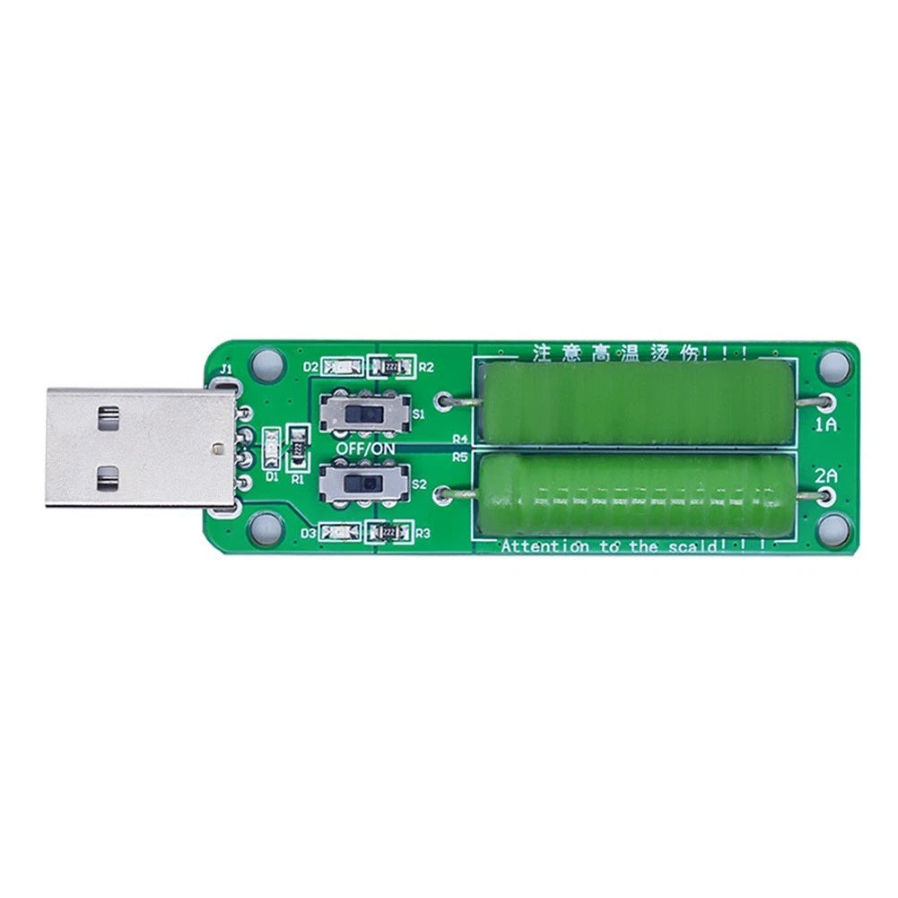 Load Switch with USB Interface for 5V Testing (Adjustable 1A 2A 3A)