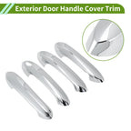 Exterior Door Handle Cover Trim for BMW X3 (2018–2022) Silver Tone