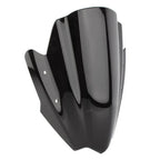 Black ABS Handlebars Clamp Mount Windshield Protector for Universal Motorcycles