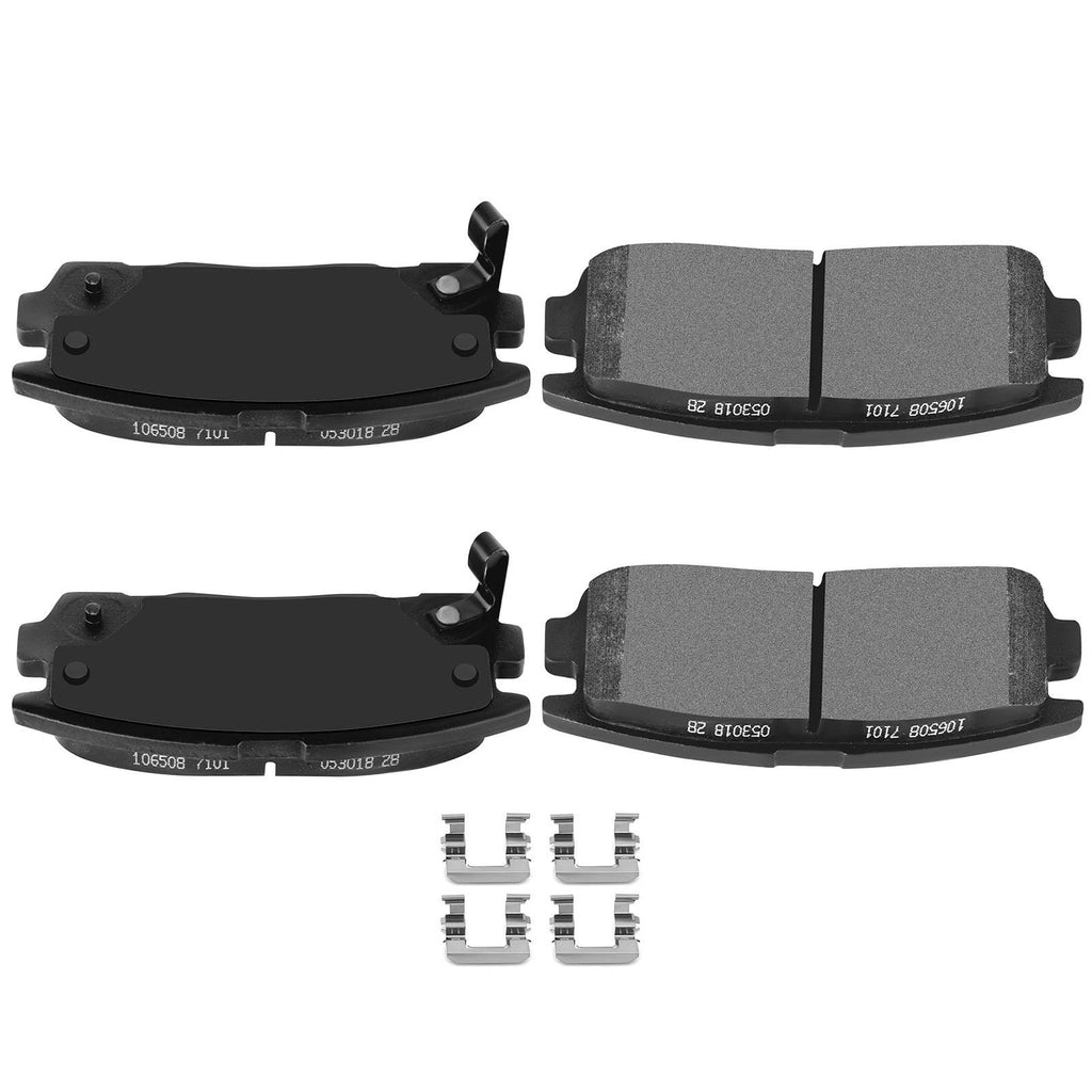 Front & Rear Drilled Rotors Brake Pads for Chevrolet Equinox (2010–2017)