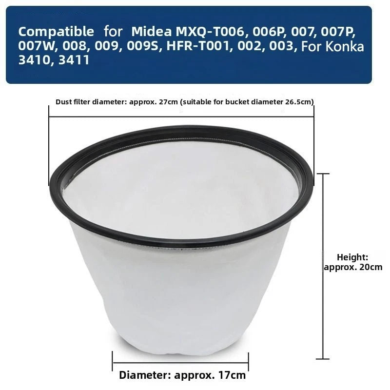 Vacuum Cleaner Dust Bag Replacement for MEILING Geno W5 (HEPA Filter)