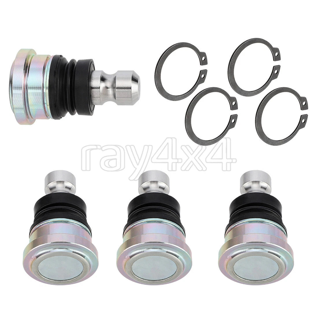 4X Upper Lower Ball Joint for Polaris RZR XP XP4 1000 (2014–2024) PRO XP RS1 Turbo