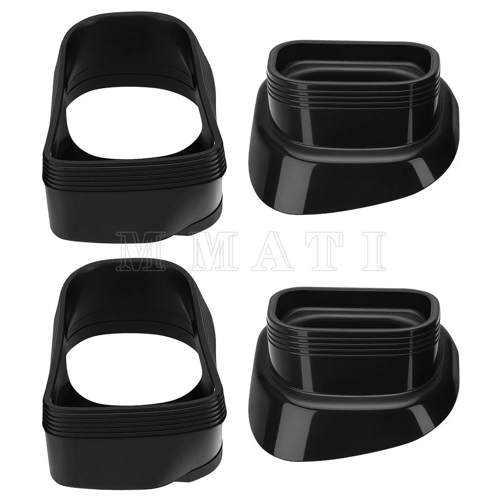 4X Ram Air Direct Rubber Intake Boots for Suzuki GSXR GSX-R 600 750 (1996–2000)