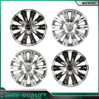 Set of 4 17" Snap On Full Wheel Covers Hub Caps for R17 Tire & Rim